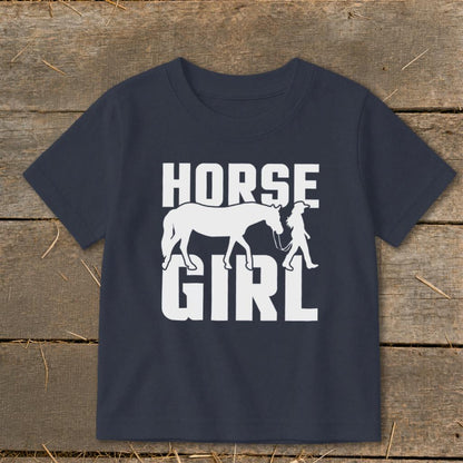 Horse and Girl Toddler Tee
