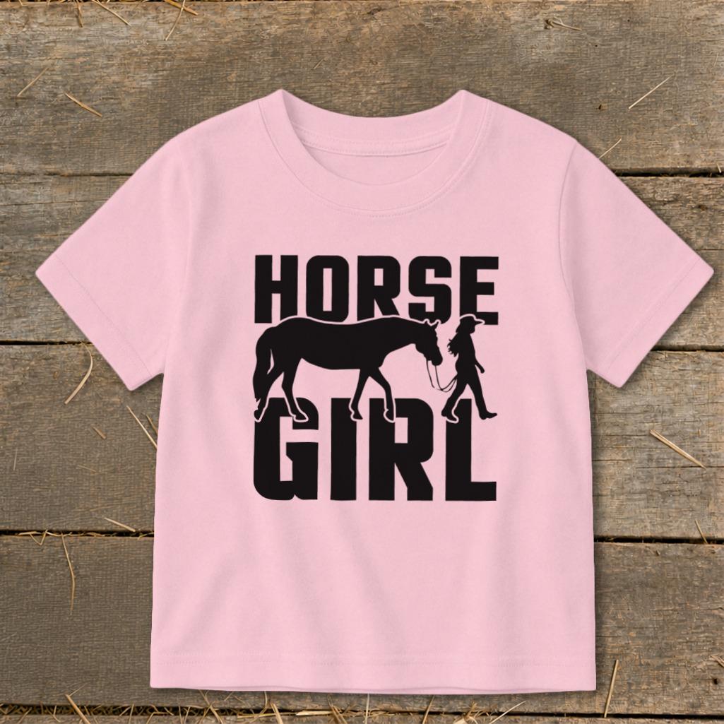 Horse and Girl Toddler Tee