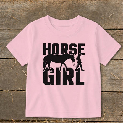 Horse and Girl Toddler Tee