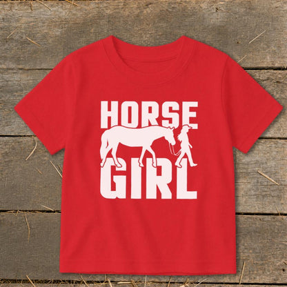 Horse and Girl Toddler Tee