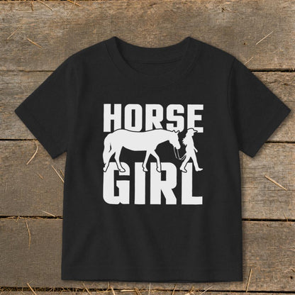 Horse and Girl Toddler Tee