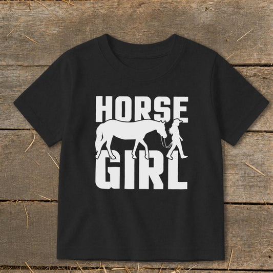 Horse and Girl Toddler Tee