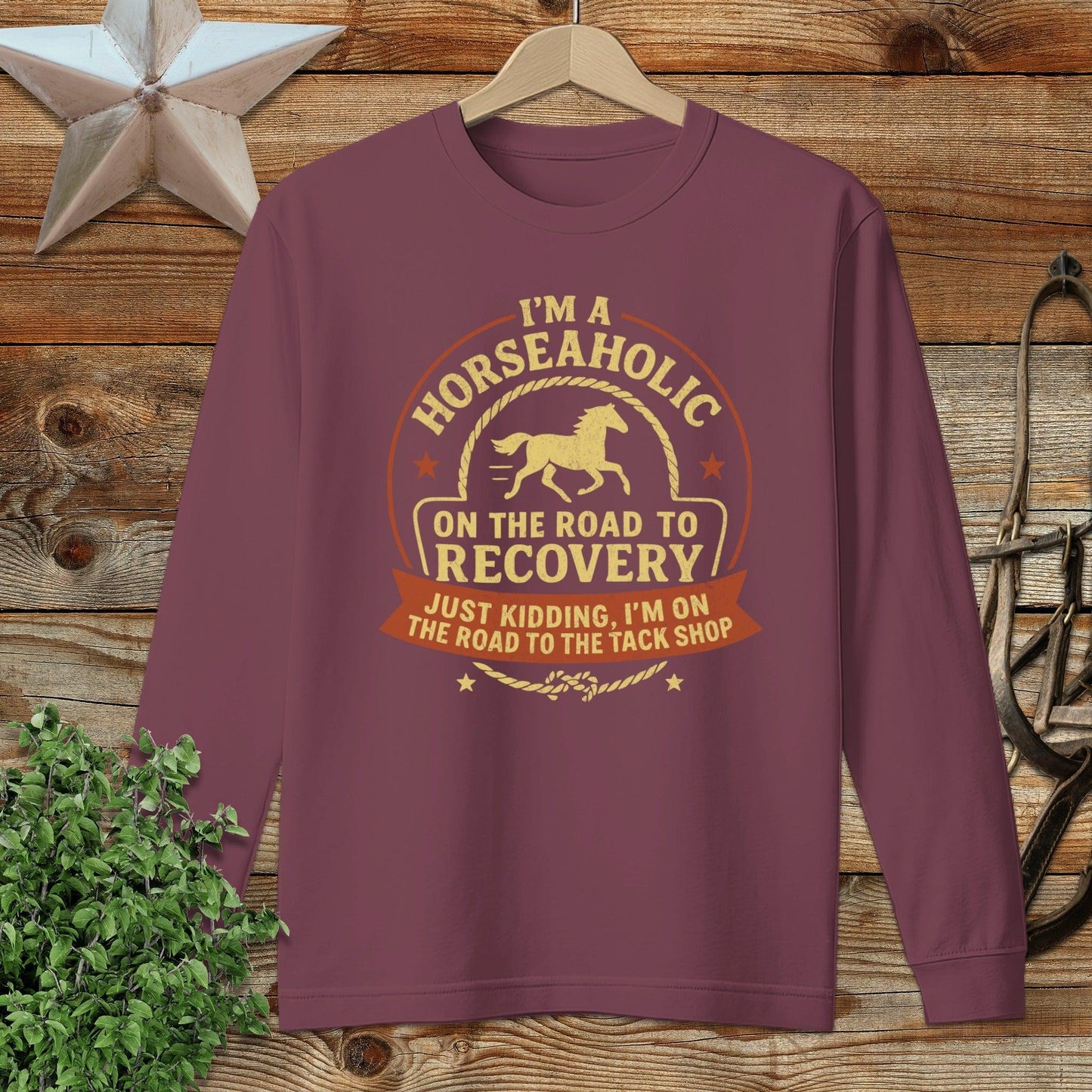 Horseaholic Long Sleeve Tee