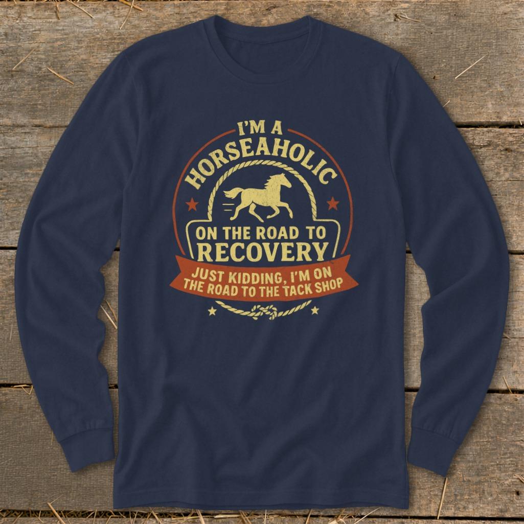 Horseaholic Long Sleeve Tee