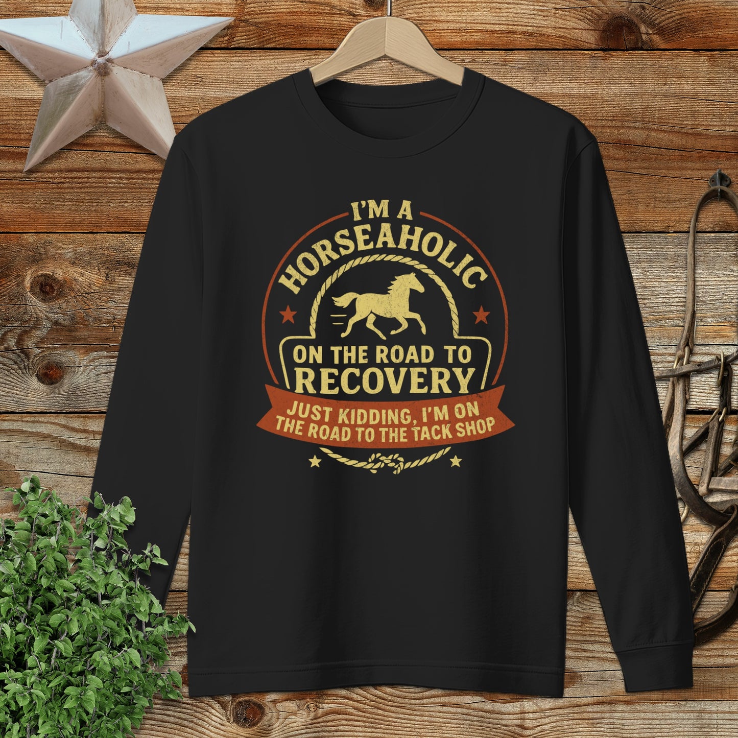 Horseaholic Long Sleeve Tee