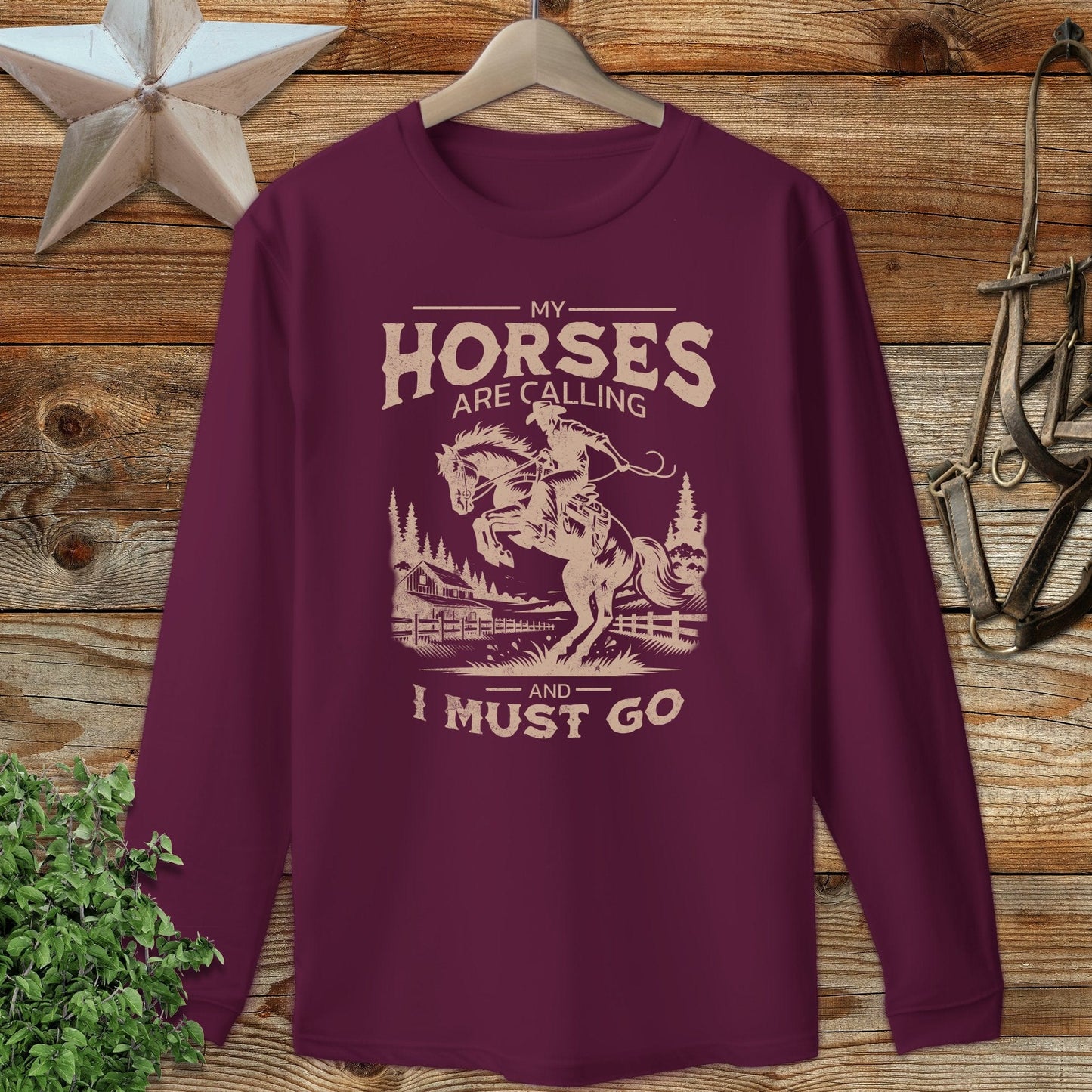 Horses Are Calling Long Sleeve Tee