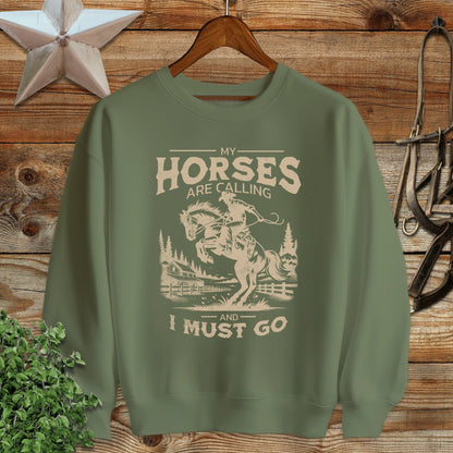 Horses Are Calling Sweatshirt