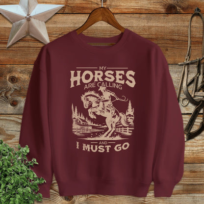 Horses Are Calling Sweatshirt