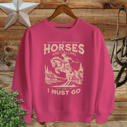Horses Are Calling Sweatshirt