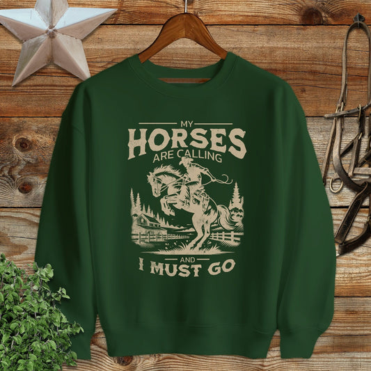 Horses Are Calling Sweatshirt