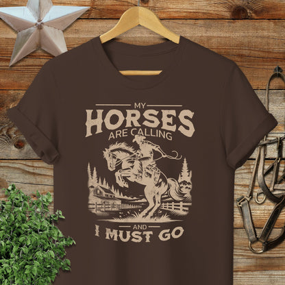 Horses Are Calling T-shirt