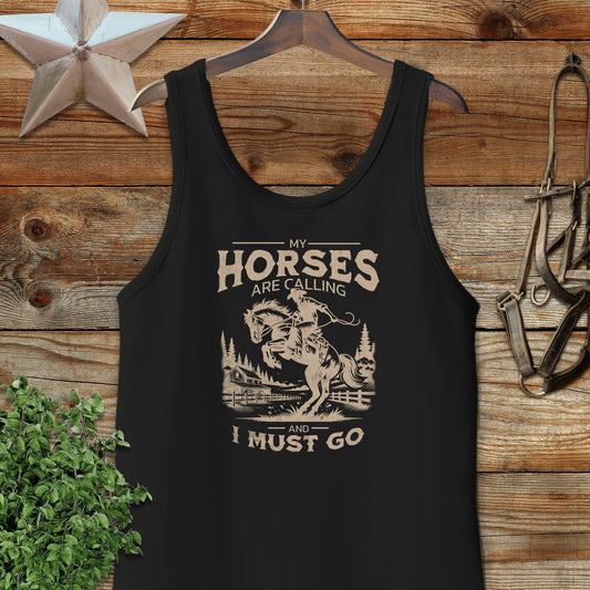 Horses Are Calling Tank Top