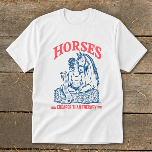Horses, Cheaper Than Therapy Youth Tee