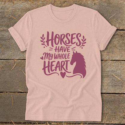 Horses Have My Heart Softstyle Tee