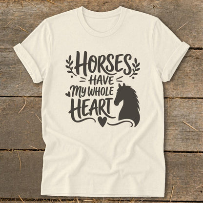 Horses Have My Heart Softstyle Tee