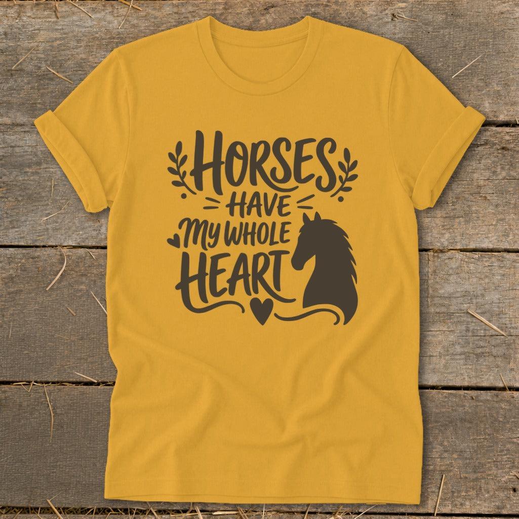 Horses Have My Heart Softstyle Tee