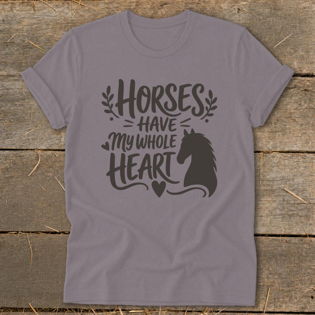 Horses Have My Heart Softstyle Tee