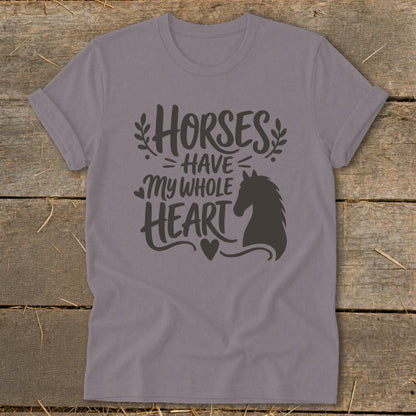 Horses Have My Heart Softstyle Tee