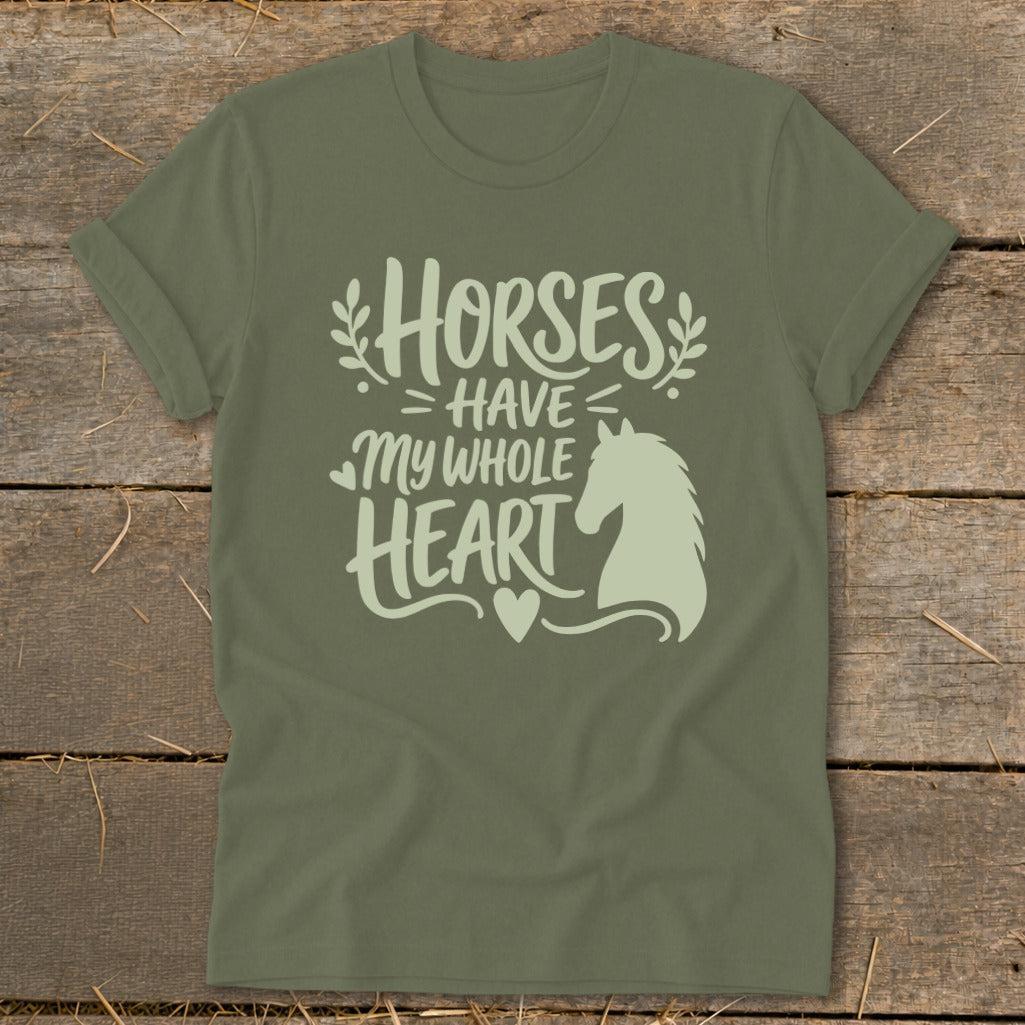 Horses Have My Heart Softstyle Tee