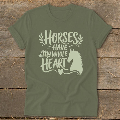 Horses Have My Heart Softstyle Tee