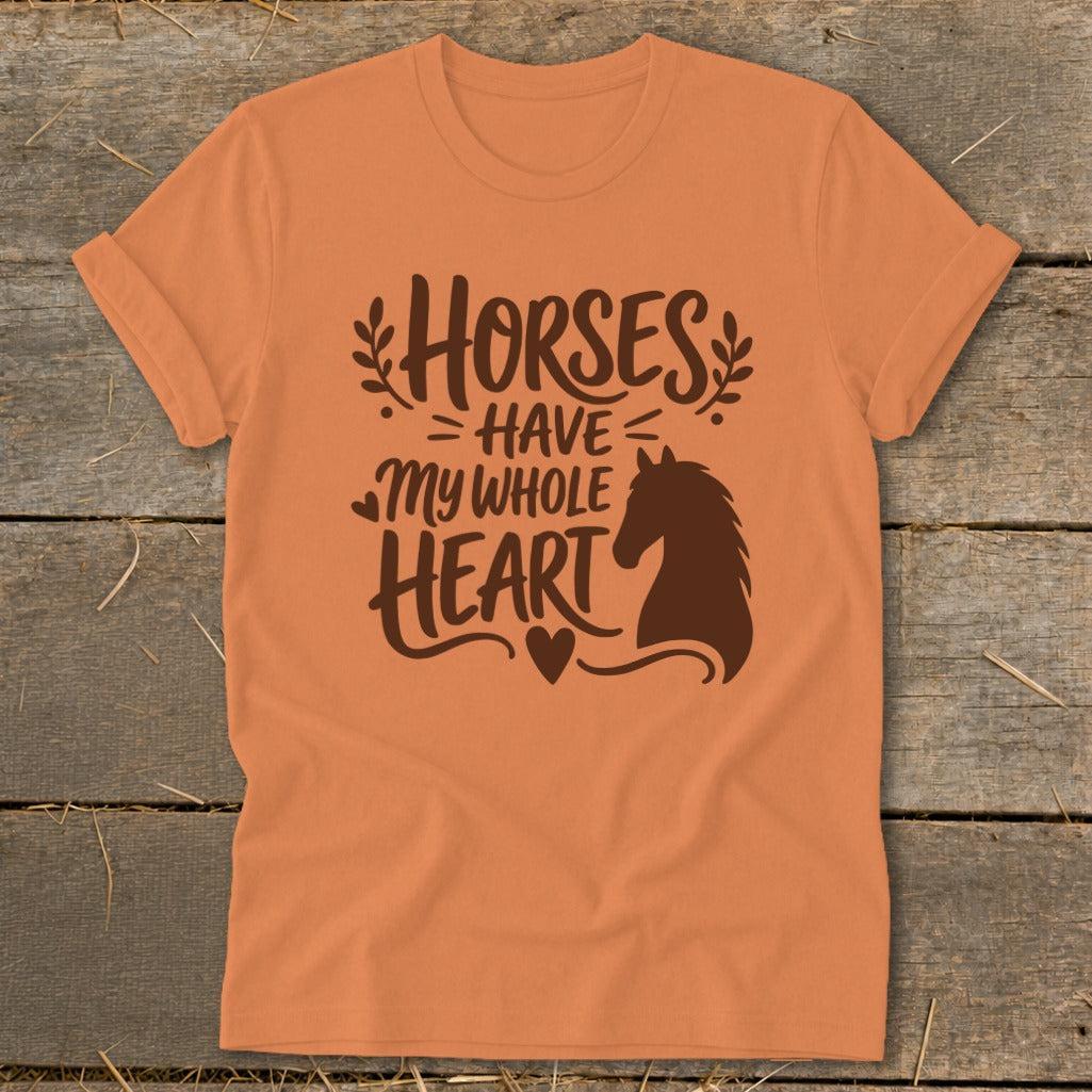 Horses Have My Heart Softstyle Tee