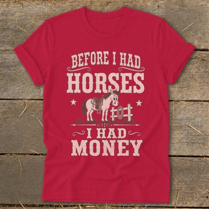 Horses I Had Money Softstyle Tee