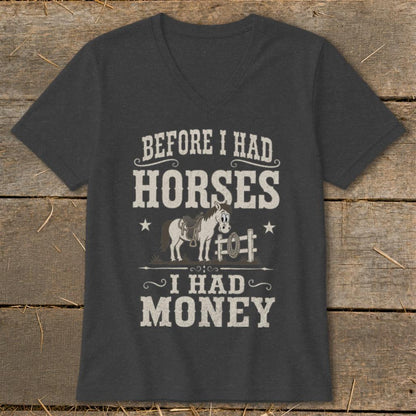 Horses I Had Money V-neck