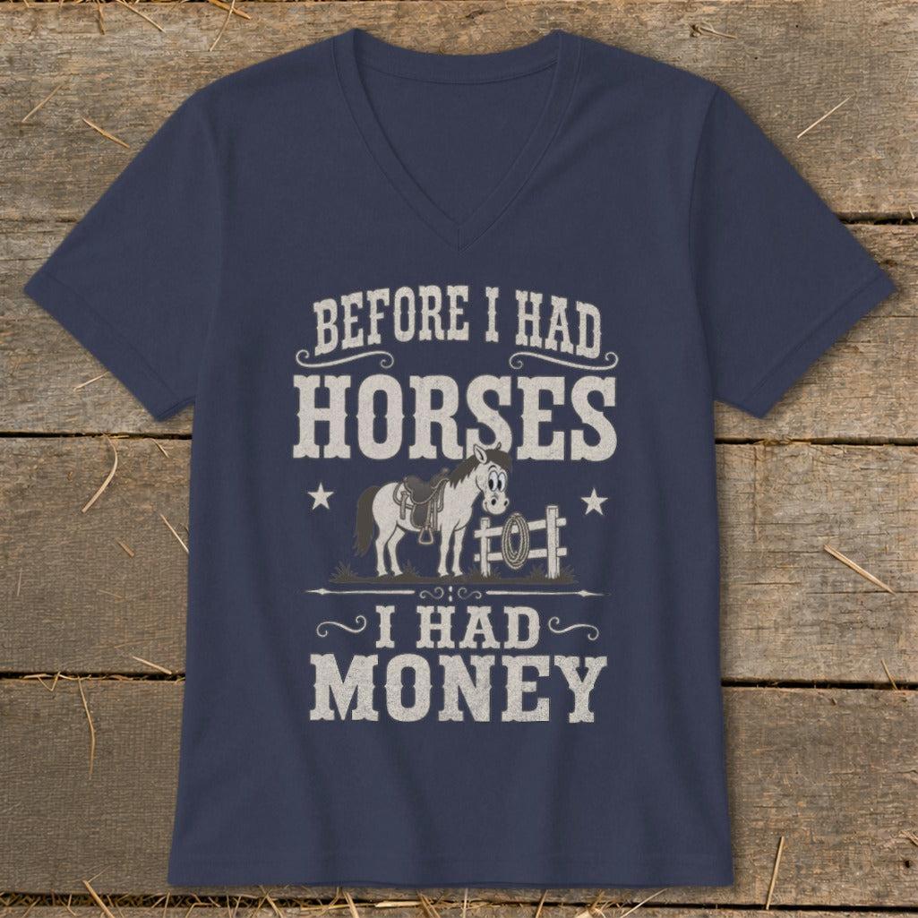 Horses I Had Money V-neck