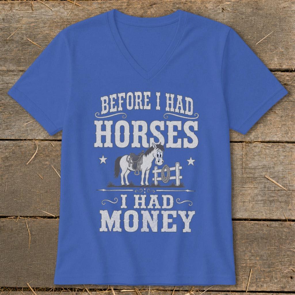 Horses I Had Money V-neck