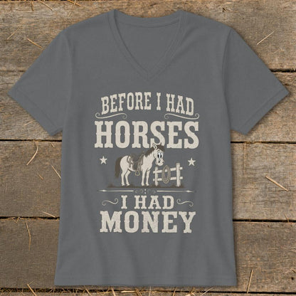 Horses I Had Money V-neck