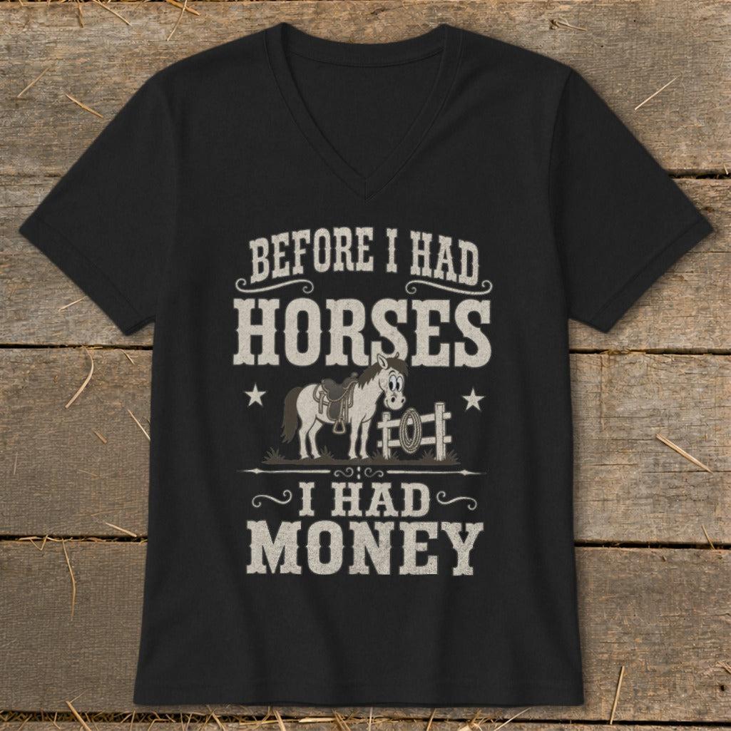Horses I Had Money V-neck