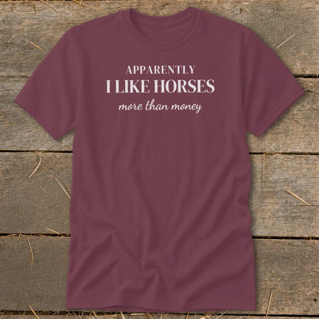 Horses More Than Money Classic Tee