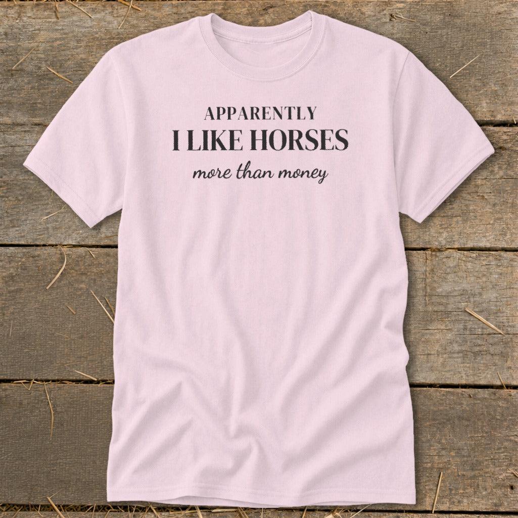 Horses More Than Money Classic Tee