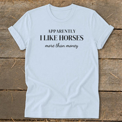 Horses More Than Money Softstyle Tee