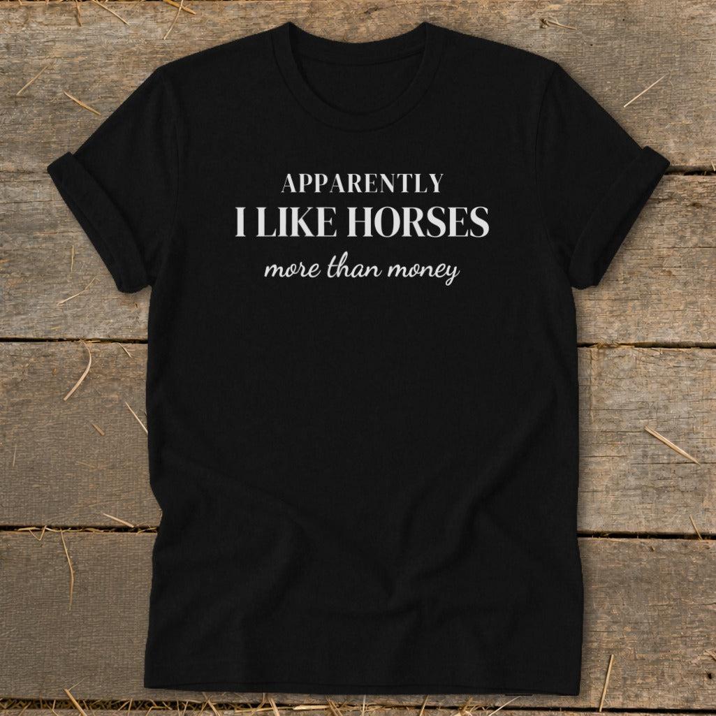 Horses More Than Money Softstyle Tee