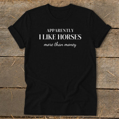 Horses More Than Money Softstyle Tee