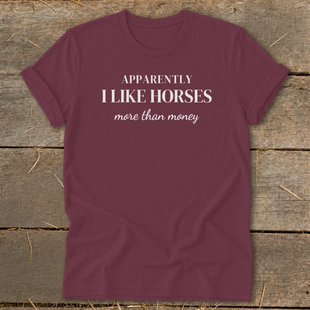 Horses More Than Money Softstyle Tee