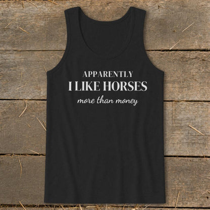 Horses More Than Money Tank Top