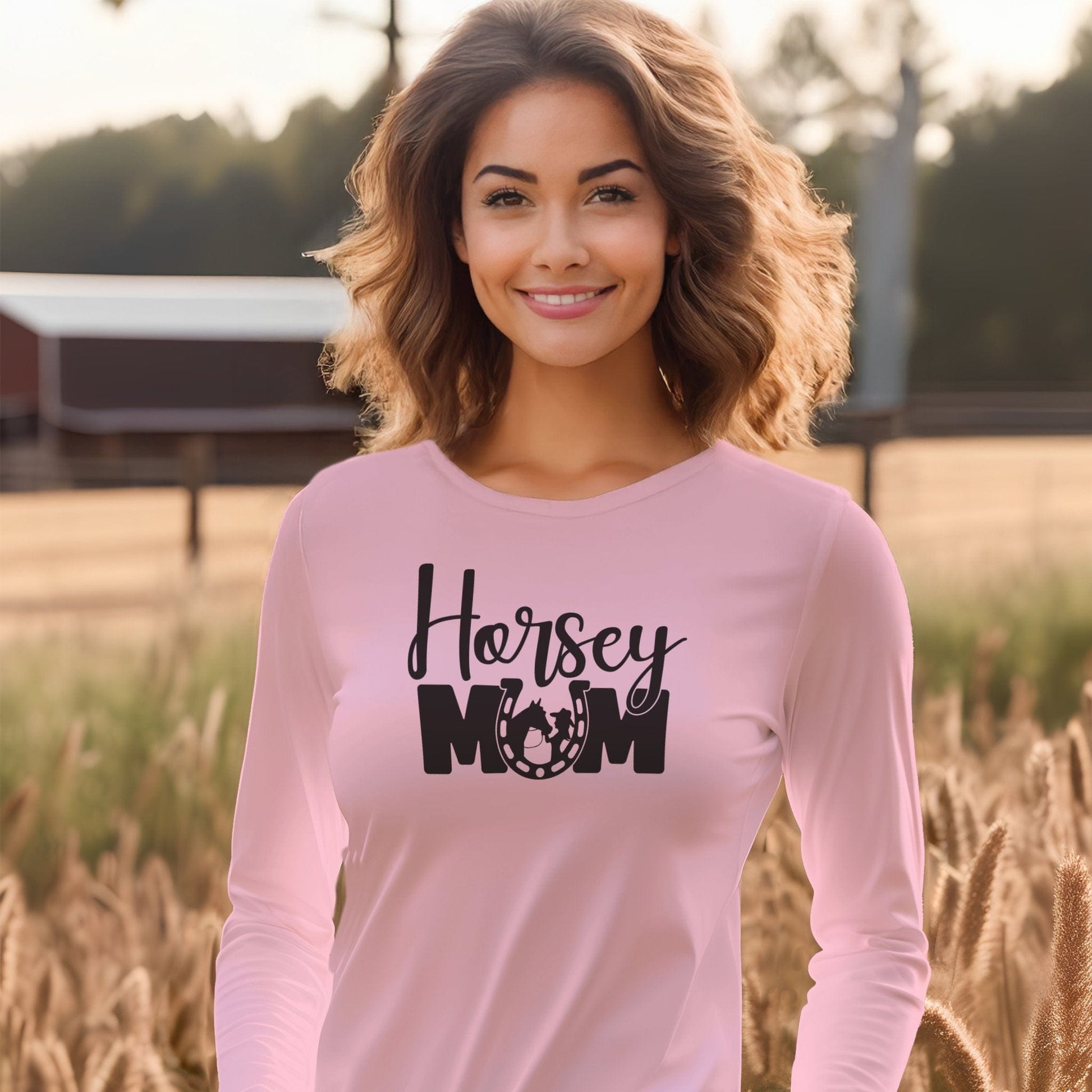 Horsey Mom Long Sleeve Tee