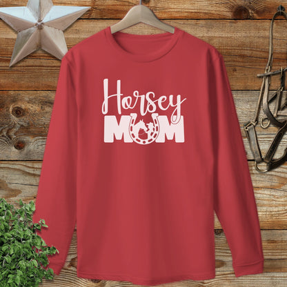 Horsey Mom Long Sleeve Tee