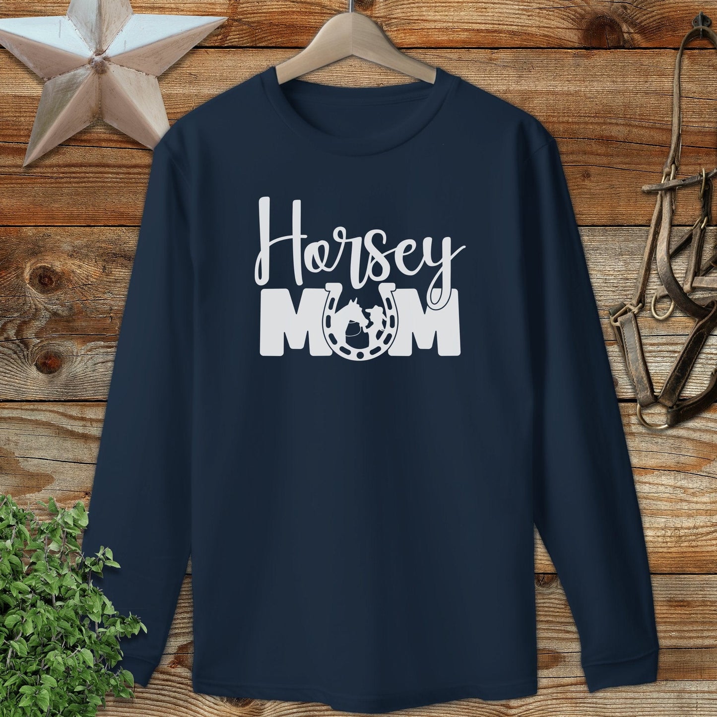 Horsey Mom Long Sleeve Tee