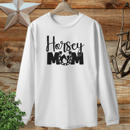 Horsey Mom Long Sleeve Tee