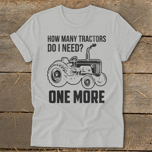 How Many Tractors Softstyle Tee - Athletic Heather