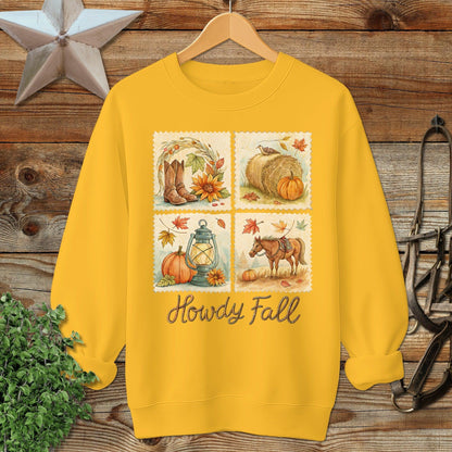 Howdy Fall Stamp Sweatshirt