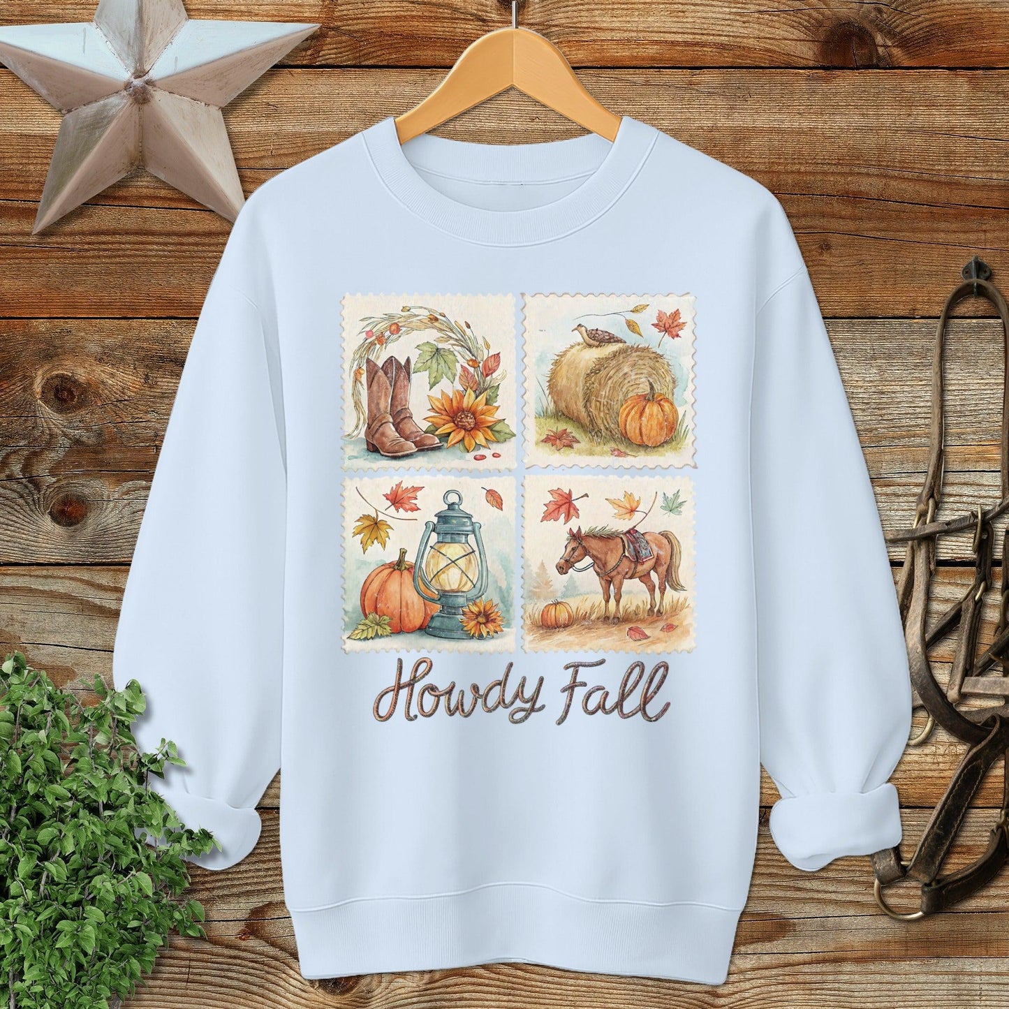 Howdy Fall Stamp Sweatshirt
