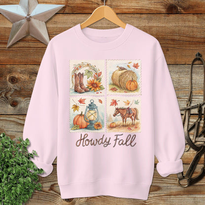 Howdy Fall Stamp Sweatshirt