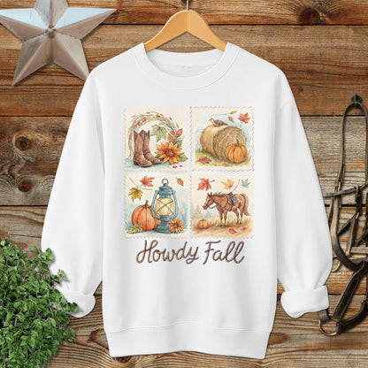 Howdy Fall Stamp Sweatshirt