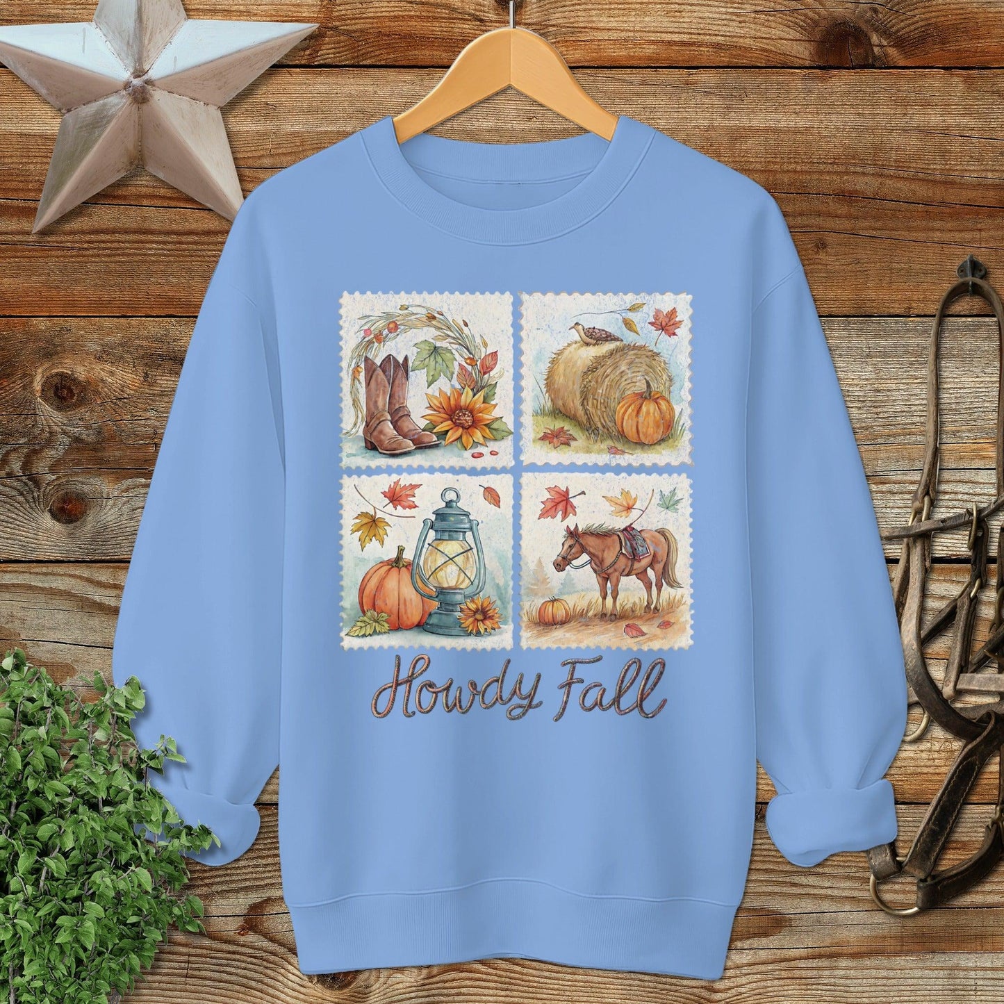 Howdy Fall Stamp Sweatshirt