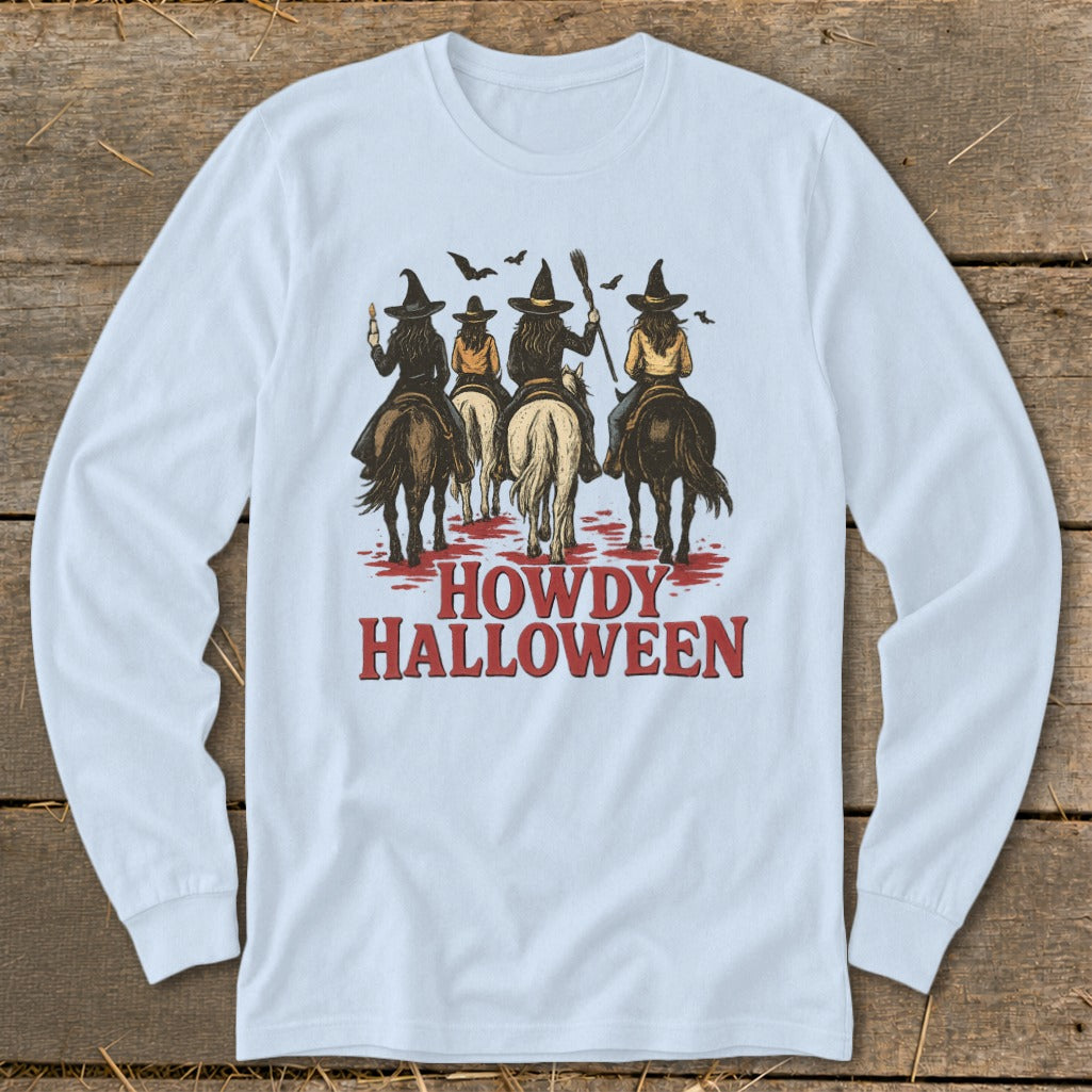 Howdy Halloween Cowgirl Long Sleeve Tee
