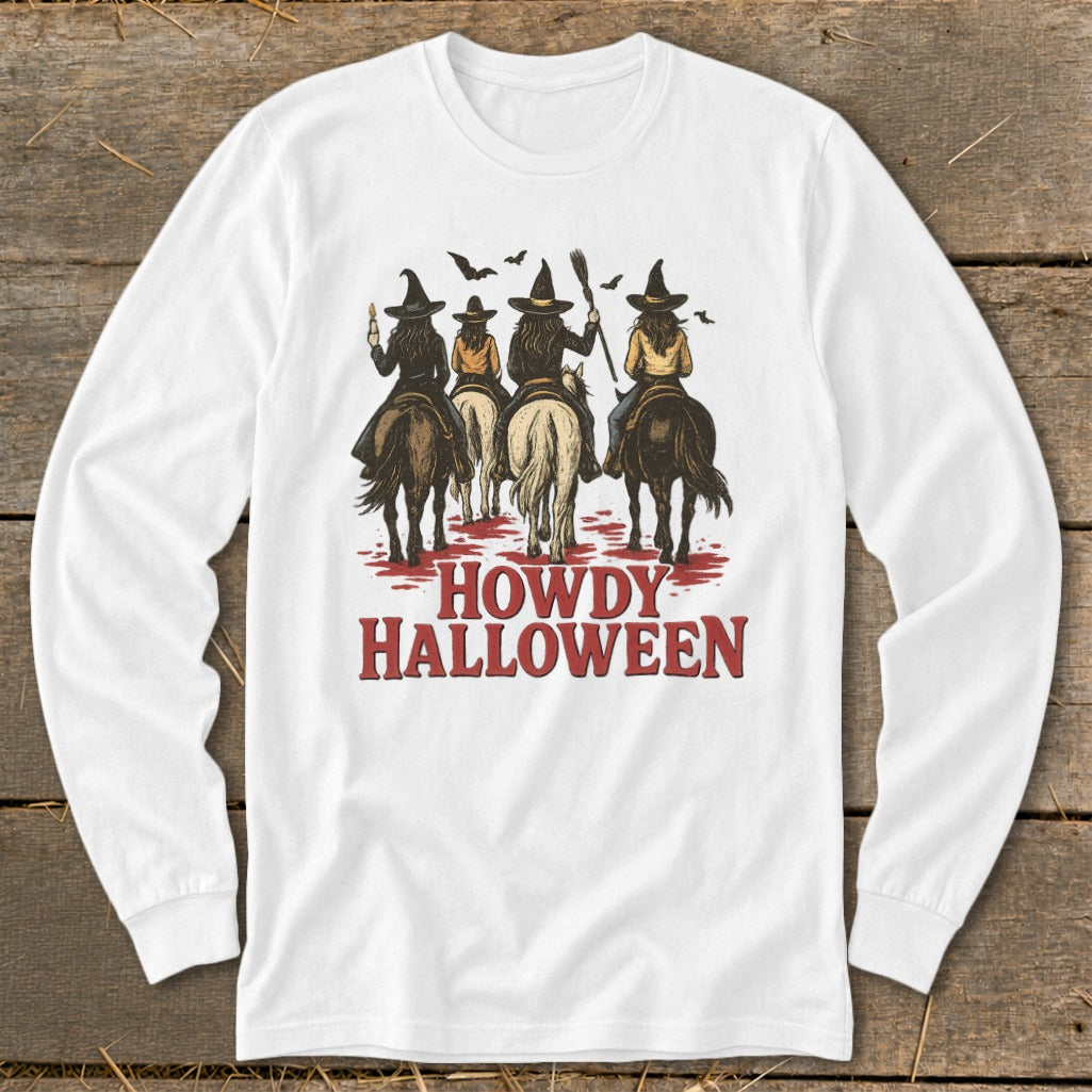 Howdy Halloween Cowgirl Long Sleeve Tee